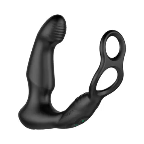 Nexus Simul8 Wave Edition Simul8 Waving  And Vibrating Prostate Massager With Cock And Ball Ring Black