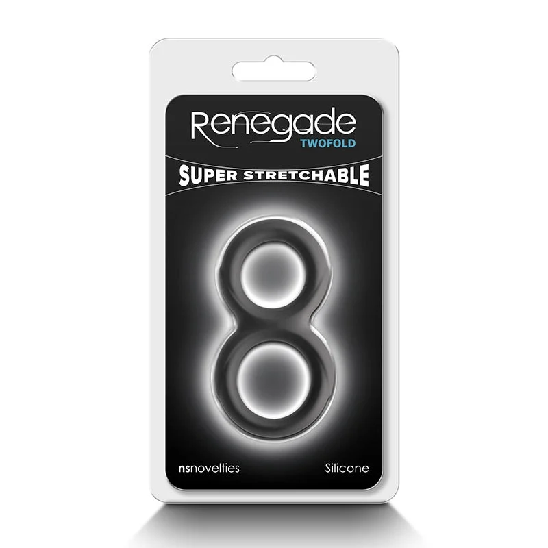 Renegade Twofold Cock Ring & Ball Ring by NS Novelties