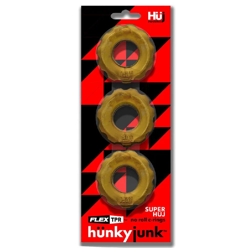 Super Huj 3pk Cockrings Bronze Metal